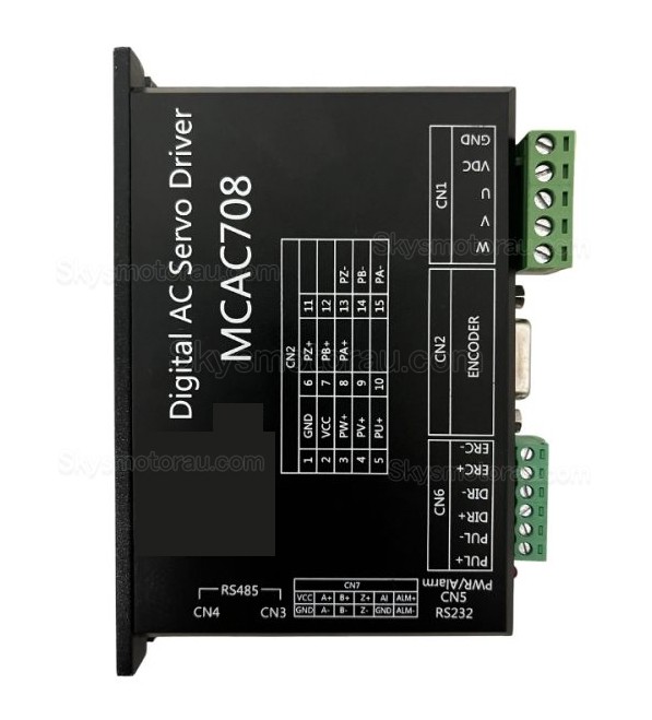 24-50V Digital DC Servo Motor Driver MCAC708 10A 50-180W for 40/42/57/60 Servo motor